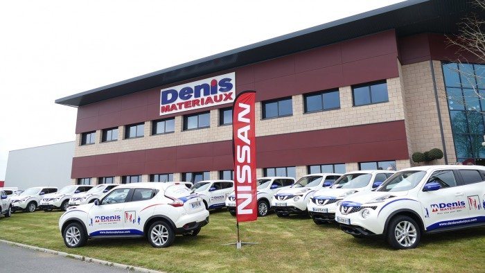 Flotte de NISSAN JUKE pour Denis Matériaux