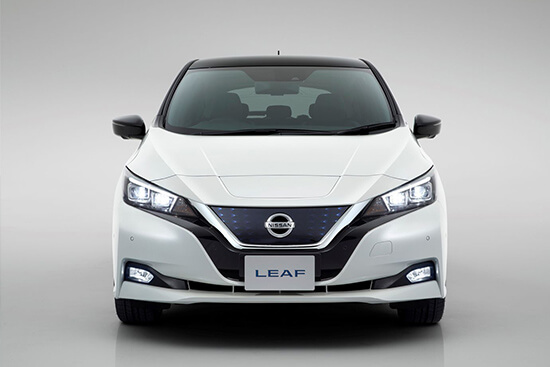 Nouvelle Nissan Leaf avant