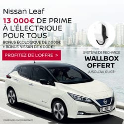 Leaf offre wallbox février 2021