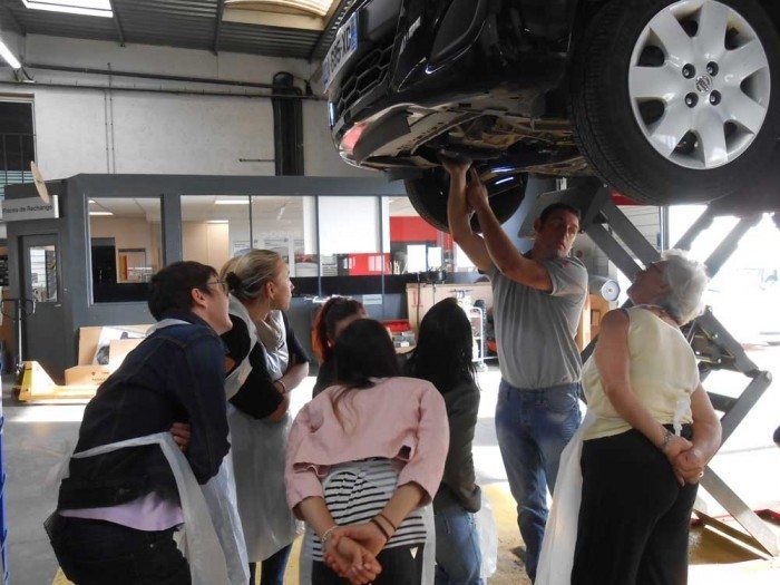 cours de mécanique pour les femmes