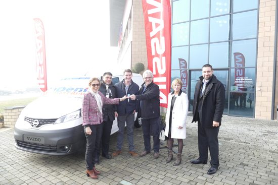 Remise des clés NV200 : Denis Materiaux, Frangeul, Nissan Espace 3